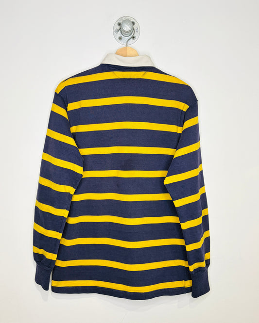 Vintage 90s Barbarian Navy & Yellow Striped Ruby Shirt