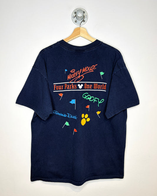 Vintage 90s Walt Disney World Navy Tee Shirt