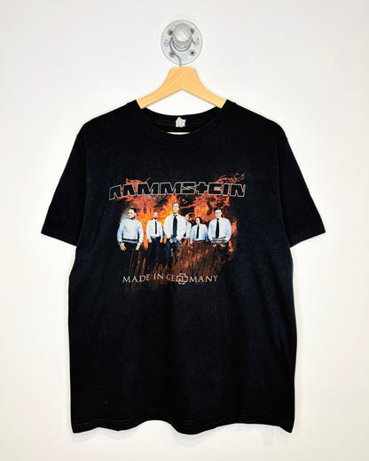 2012 Rammstein Nord Amerika Black Band Tee Shirt