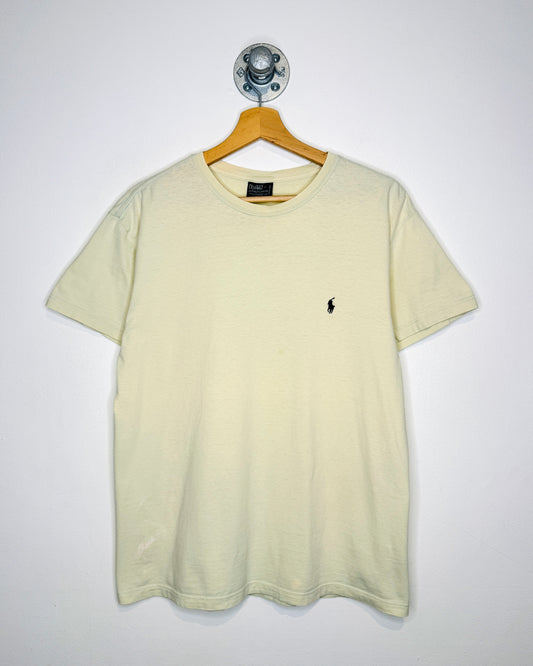 2000s Polo Ralph Lauren Pale Yellow Tee Shirt