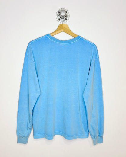 2000s Rusty Faded Light Blue Longsleeve Shirt