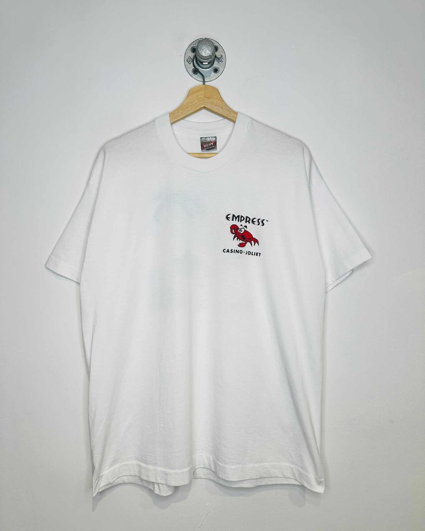 Vintage 90s Empress Casino White Tee Shirt