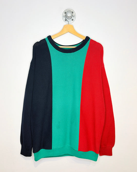 Vintage 90s Jantzen Color Block Sweater