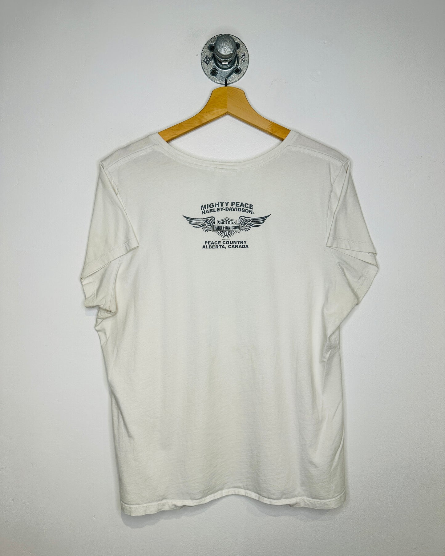 Harley Davidson Peace Country White Women’s Tee Shirt