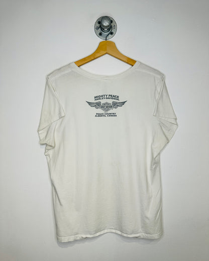 Harley Davidson Peace Country White Women’s Tee Shirt