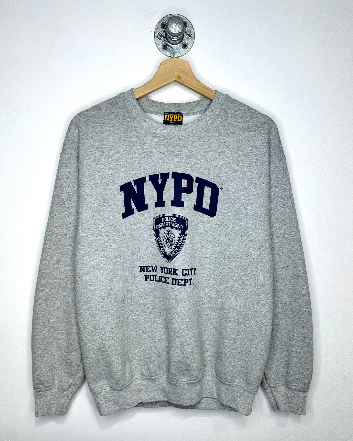 2000s NYPD Grey Crewneck Sweatshirt