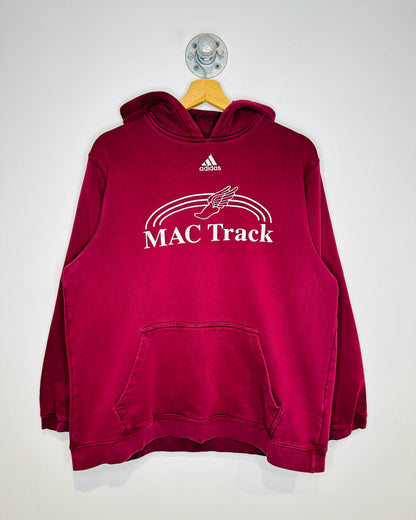 Adidas Mac Track Burgundy Hoodie