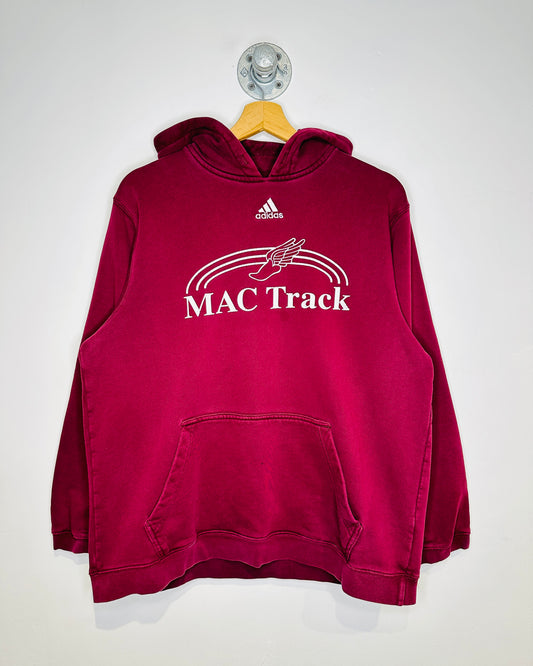 Adidas Mac Track Burgundy Hoodie