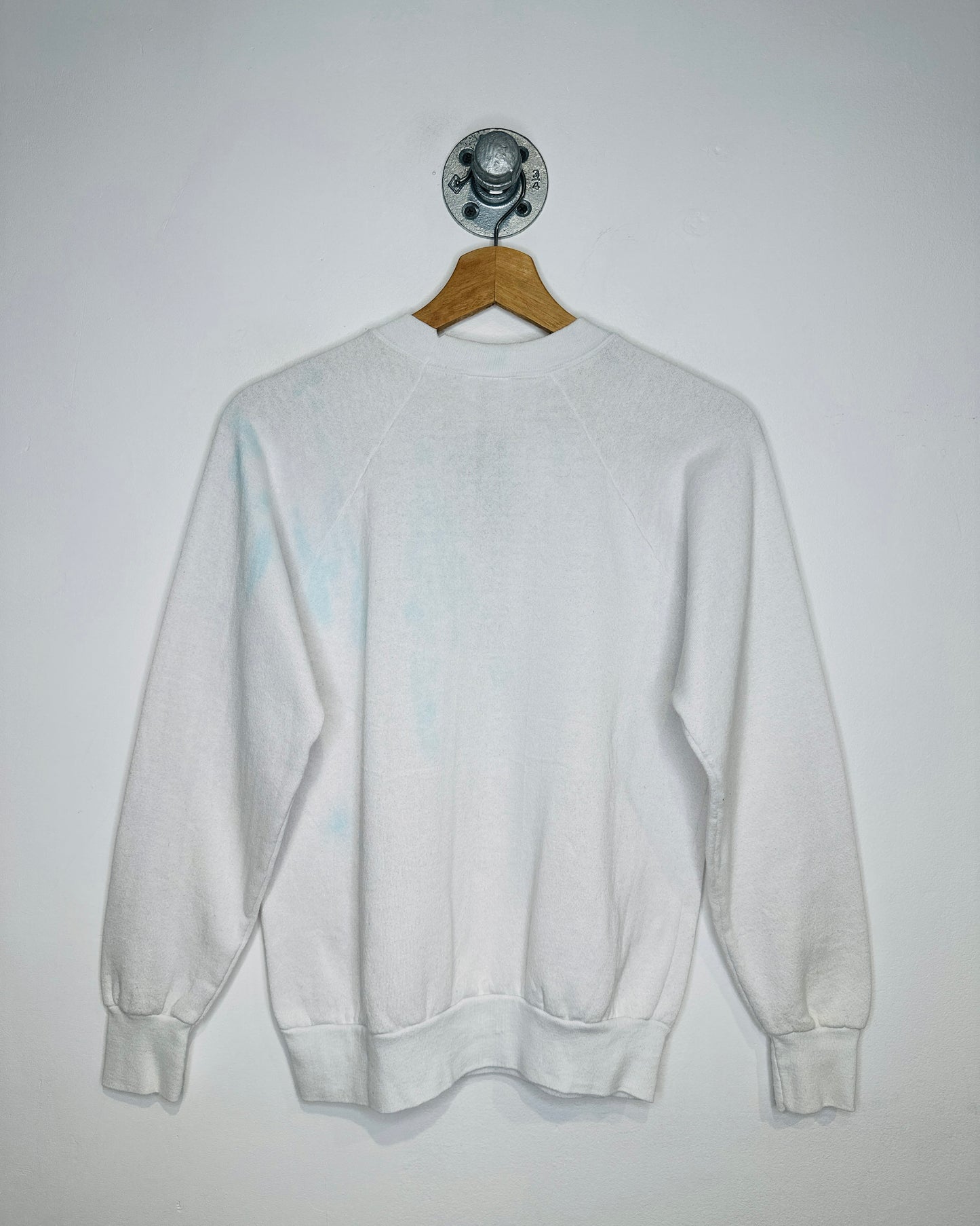 Vintage 1986 Denver Broncos AFC Champions White Crewneck Sweatshirt
