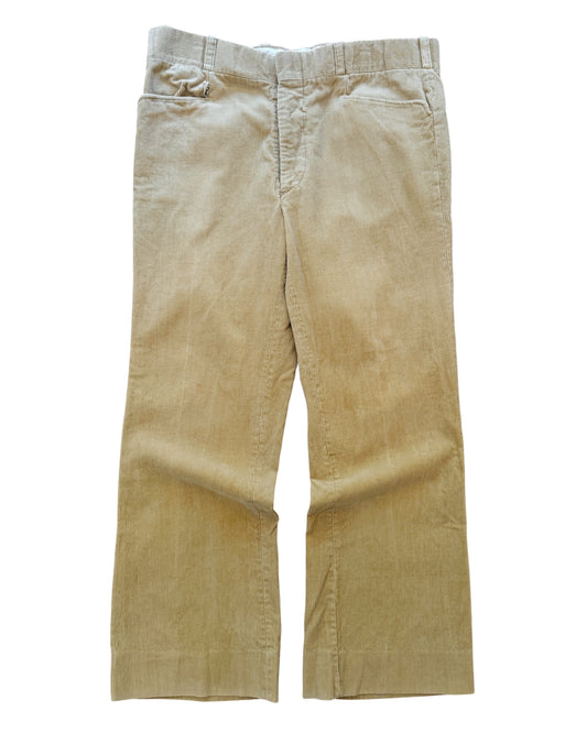 Vintage 80s Pariani Corduroy Earth Tone Flared Pants