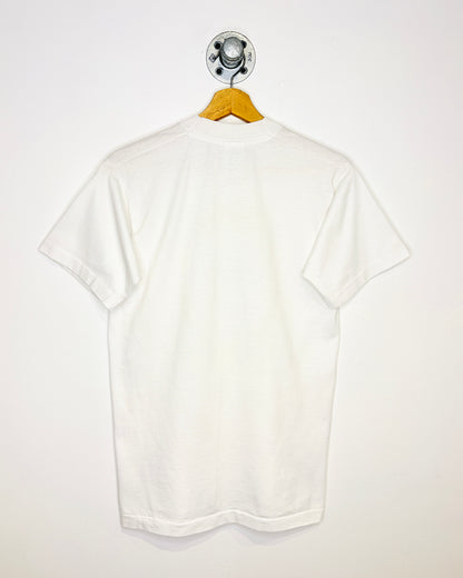 Vintage 1996 “Hearts And Flowers” White Cat Tee Shirt