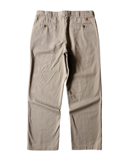 2000s Tommy Hilfiger Beige Loose Fit Chino Pants