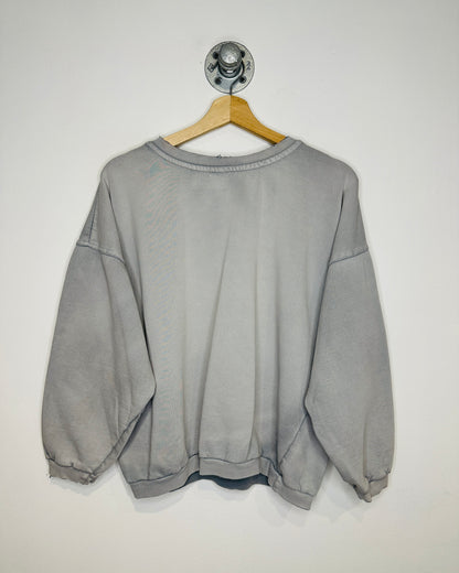 Vintage 1990s E.N.U.F. Light Grey Crewneck Sweatshirt