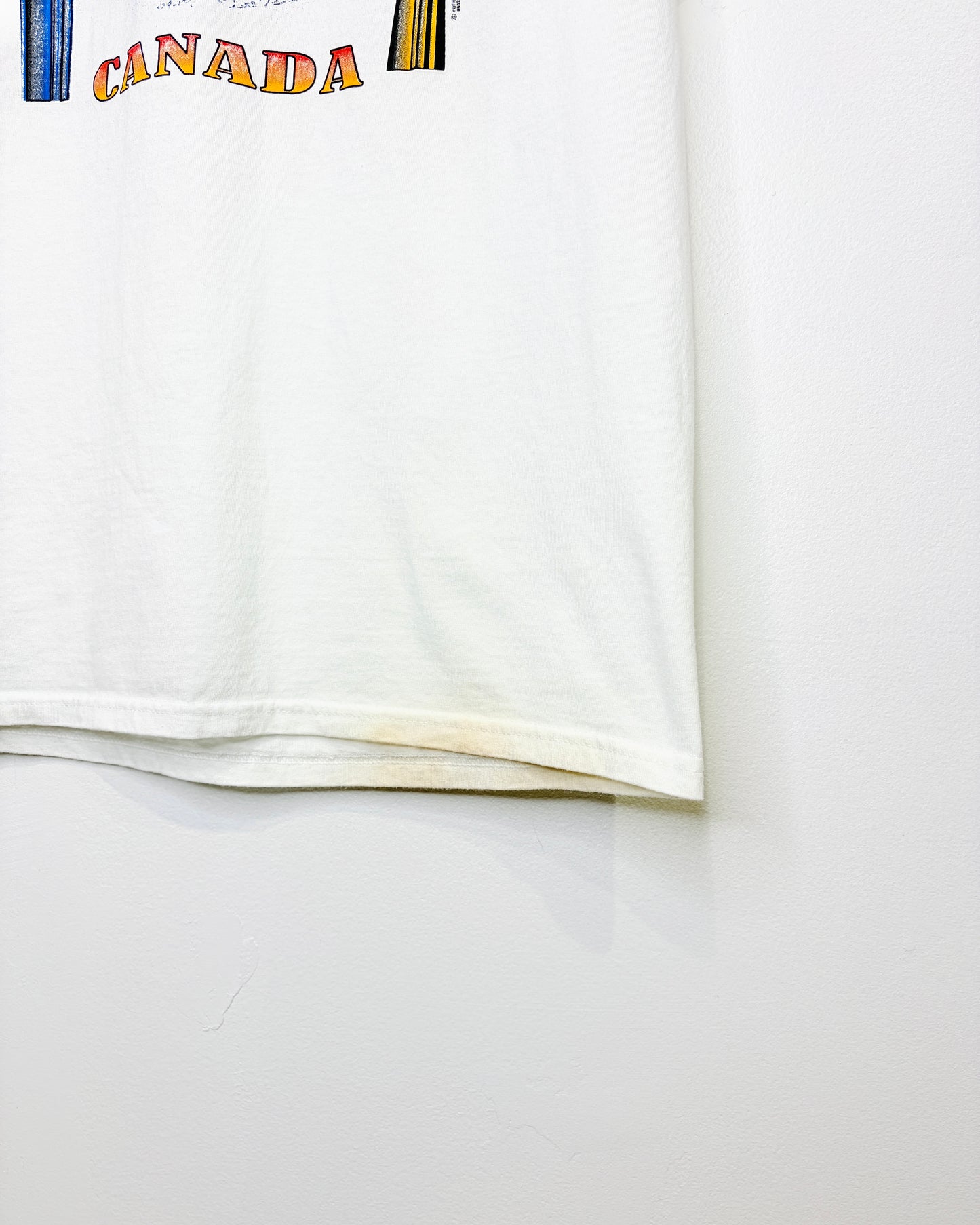 Vintage 90s Niagara Falls Canada White Tee Shirt