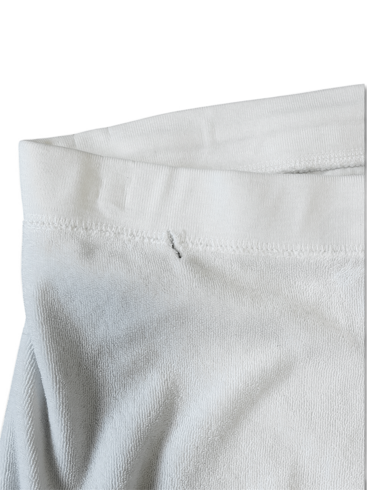 Vintage Y2K Women’s Juicy Couture White Terry Cloth Pants