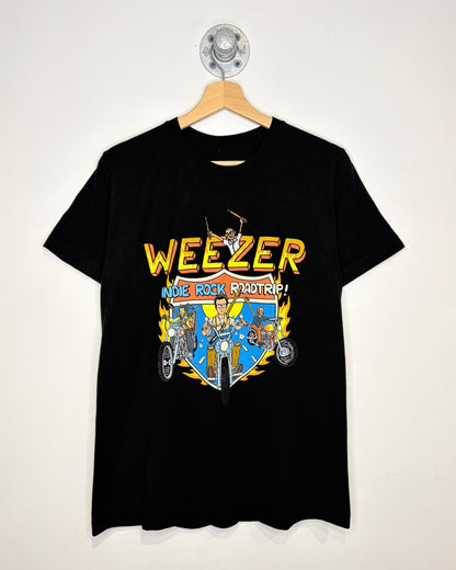 Weezer Indie Rock Roadtrip! Black Band Tee Shirt