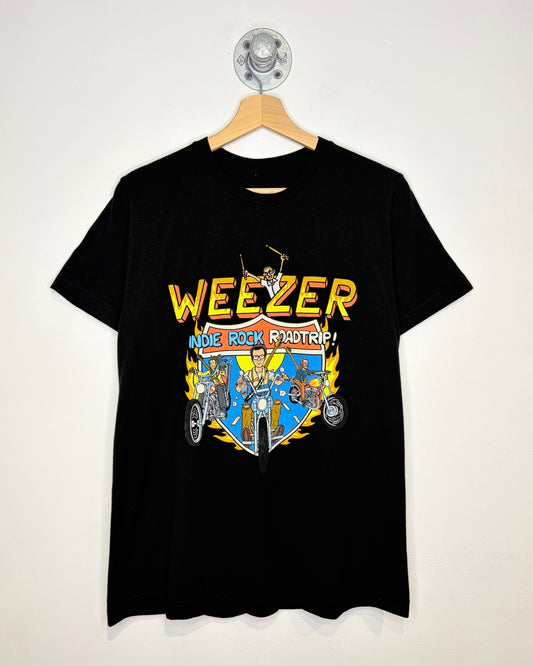 Weezer Indie Rock Roadtrip! Black Band Tee Shirt