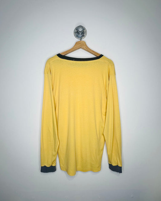 Vintage Yellow Pocket Longsleeve Shirt