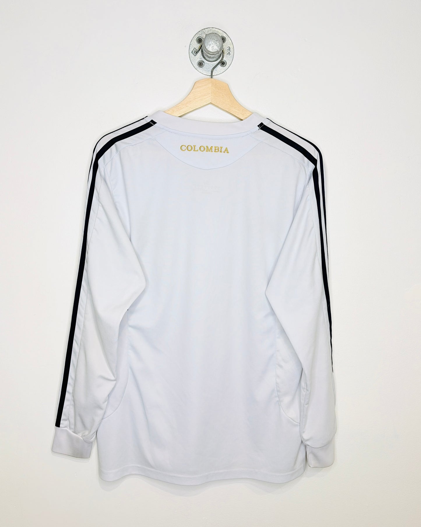 Adidas Colombiana De Futbol White Soccer Jersey