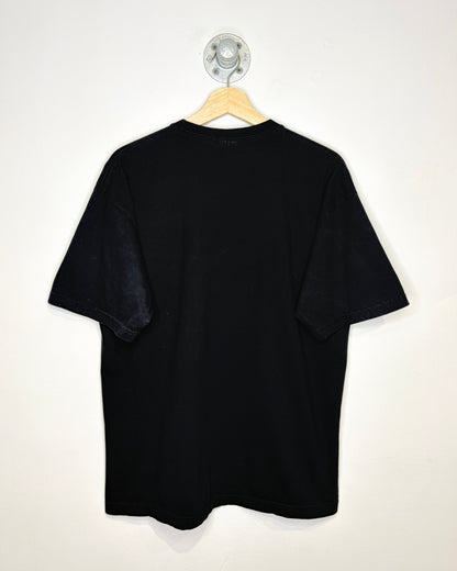 Vintage 1990s Official Licensed Digital CamouflageArmy Black Tee Shirt