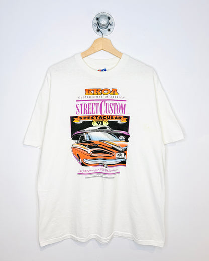 Vintage 1993 Street Custom Spectacular White Tee Shirt