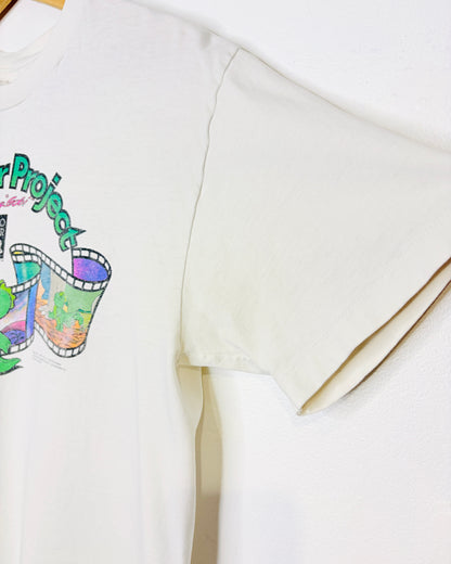 Vintage 90s The Dinosaur Project White Promo Tee Shirt