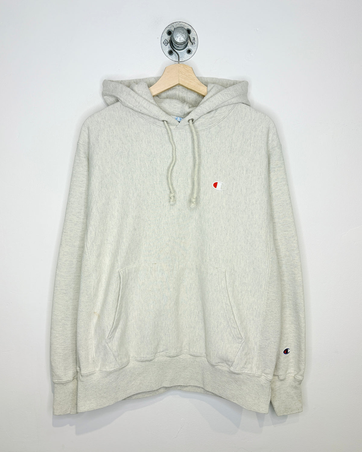 2000s Champion Reverse Weave Ash Grey Hoodie