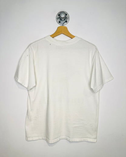 Vintage 90s Captain Morgan White Promo Tee Shirt