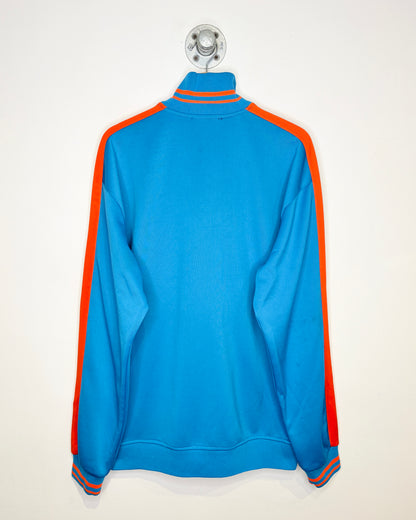 Y2K Diesel Teal & Orange Striped Track Jacket