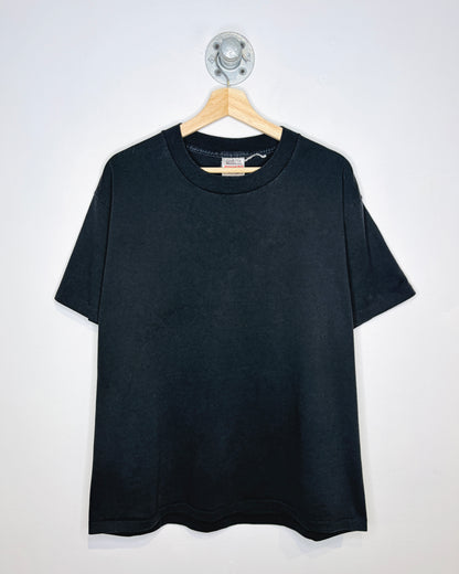 Vintage 90s Mid-Willamette Valley Bowling Faded Black Tee Shirt