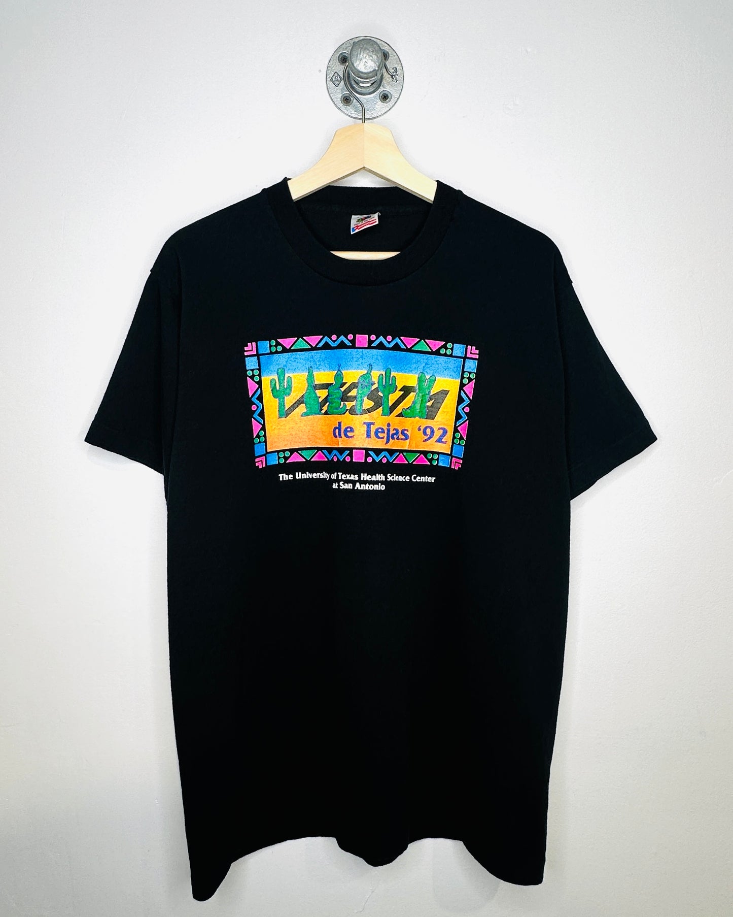 Vintage 90s University Of Texas Black Tee Shirt