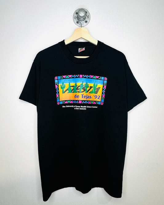 Vintage 90s University Of Texas Black Tee Shirt