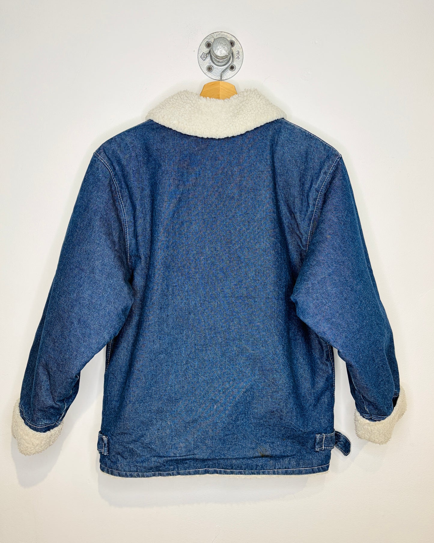 Vintage 70s Shellmark Canadian Made Sherpa Denim Jacket