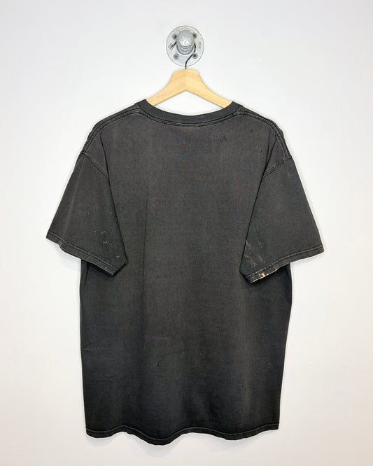 Vintage 90s/00s Pittsburgh Steelers Faded Black Tee Shirt