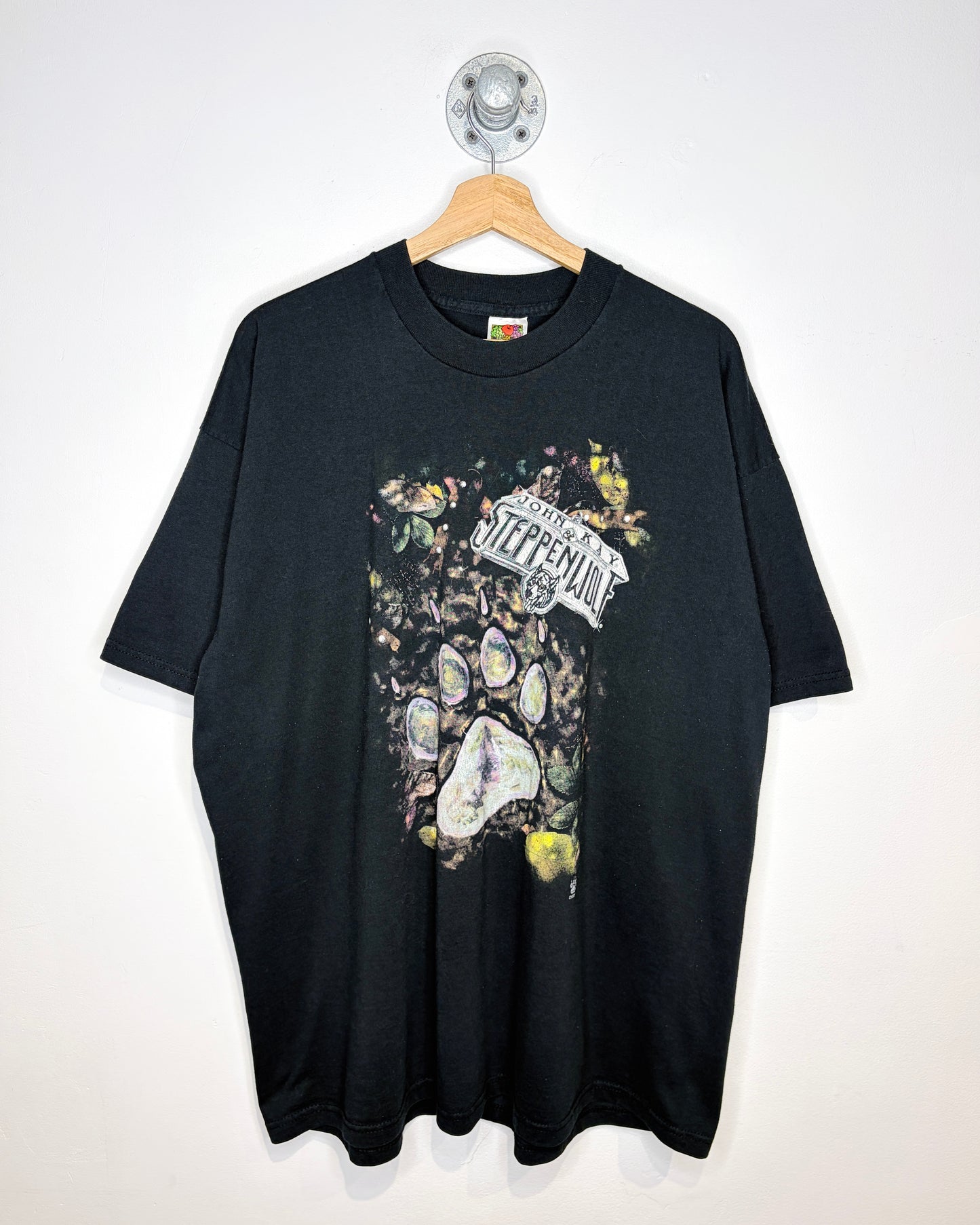 Vintage 1999 John Kay & Steppenwolf Black Tee Shirt