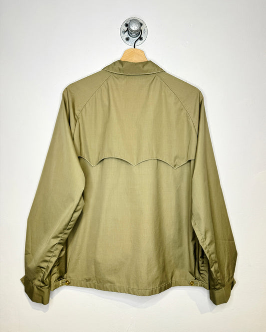 Vintage 80s Bronze Beige Harrington Jacket