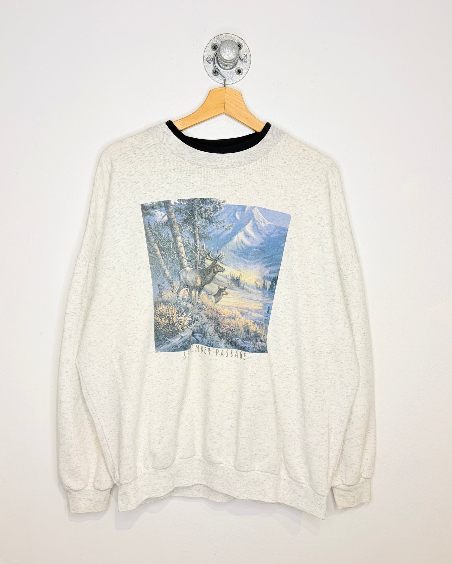 Vintage 90s September Passage Grey Crewneck Sweatshirt