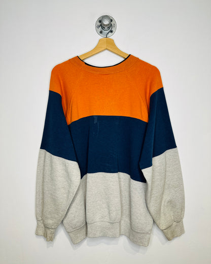 Vintage 1990s Chicago Bears Three Tone Crewneck Sweatshirt