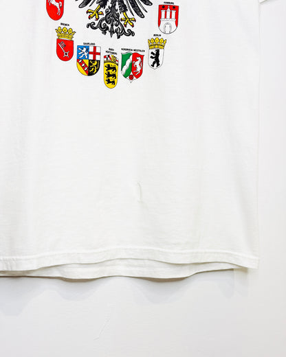 Vintage 2000s Germany Crest White Tee Shirt