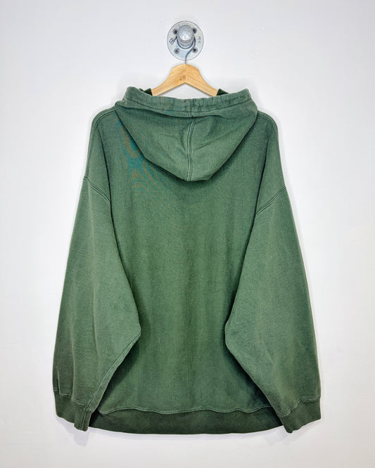 Vintage 90s GAP Faded Green Reverse Weave Hoodie