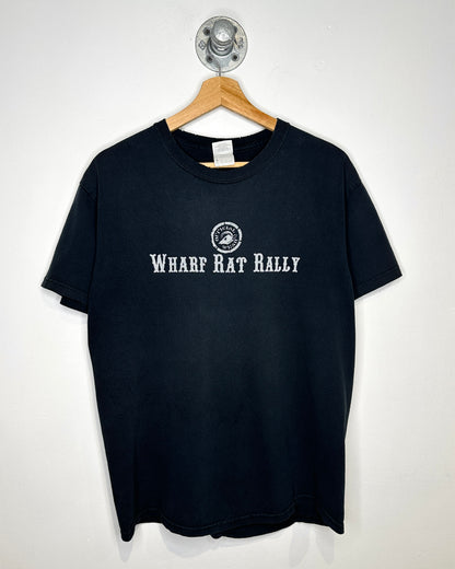 2009 Wharf Rat Rally Nova Scotia Black Tee Shirt