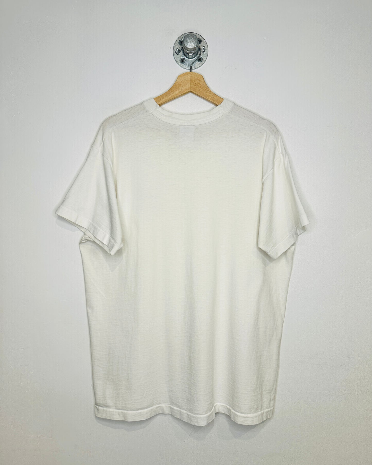 Vintage 90s Crown Royal Whisky White Promo Tee Shirt