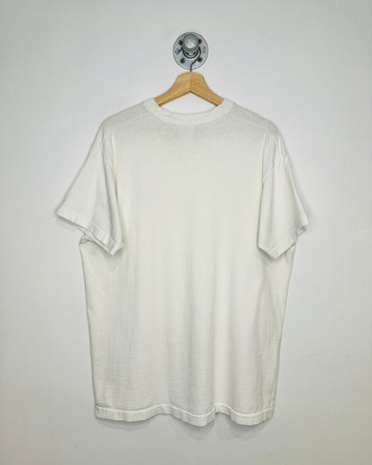 Vintage 90s Crown Royal Whisky White Promo Tee Shirt