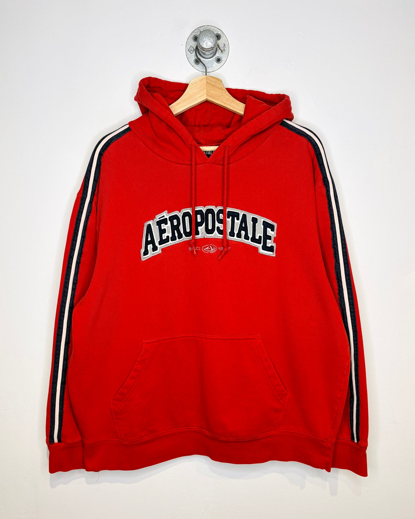 Vintage 2000s Aeropostale Boxy Red Hoodie