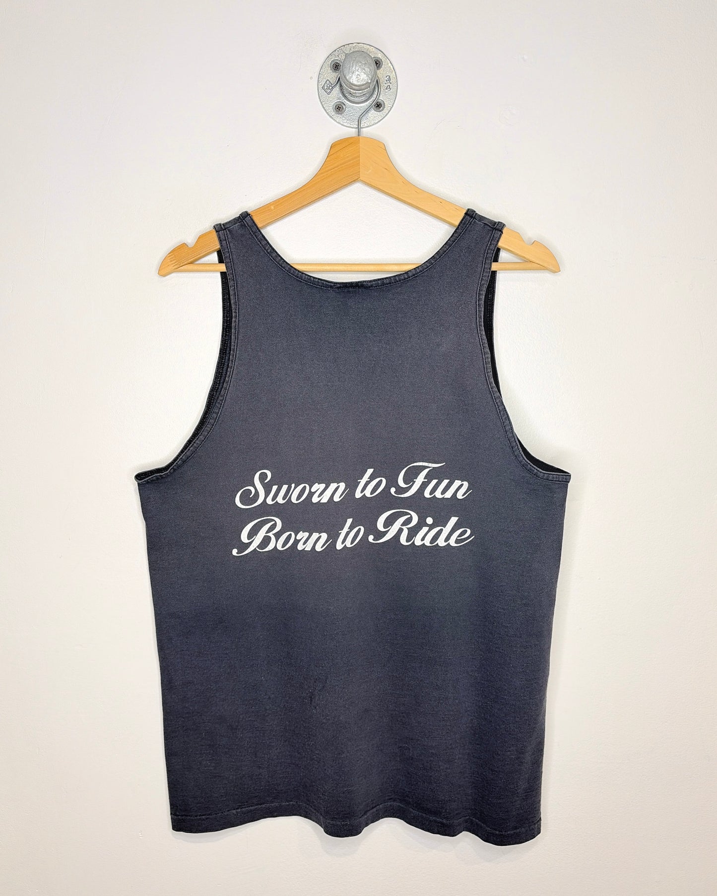 Vintage 1992 Skynyrd Babe Faded Black Tank Top