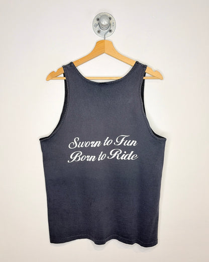 Vintage 1992 Skynyrd Babe Faded Black Tank Top