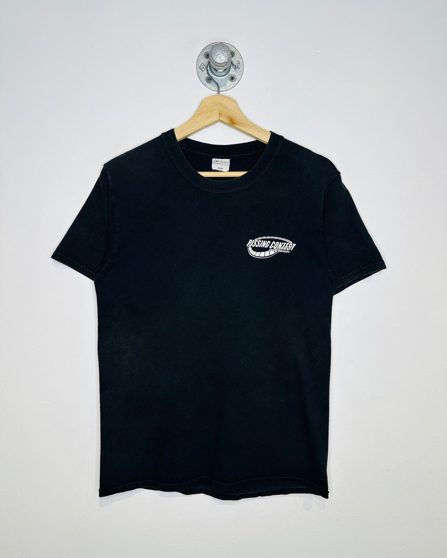 Pissing Contest Skateboards Black Logo Tee Shirt