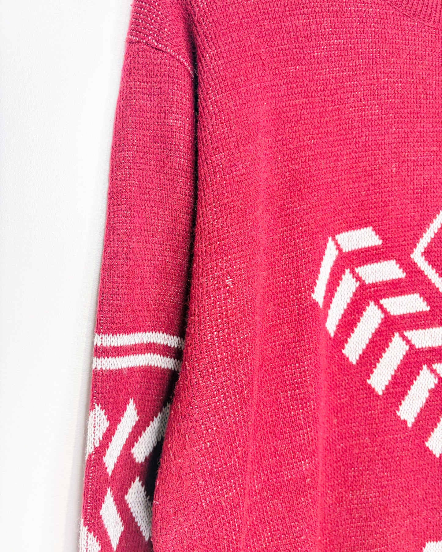 Vintage 90s Reed St. James Red Sweater