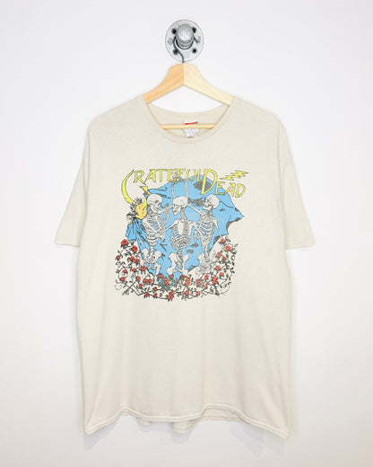 2000s Grateful Dead Bone White Band Tee Shirt