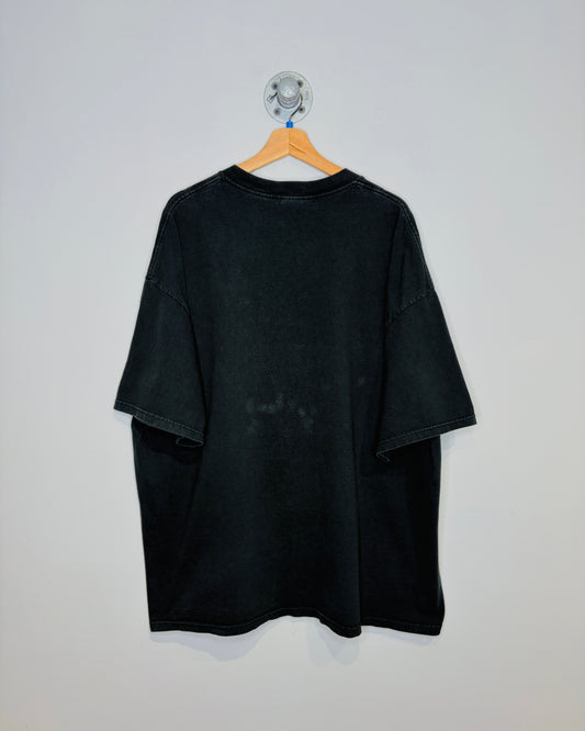 SpongeBob SquarePants Glitter Graphic Black Tee Shirt